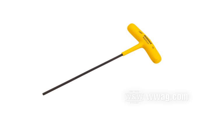 Hex wrench by Bondhus; Protanium high torque steel; SAE; wrench size: 1/8”; gross weight: 60 g