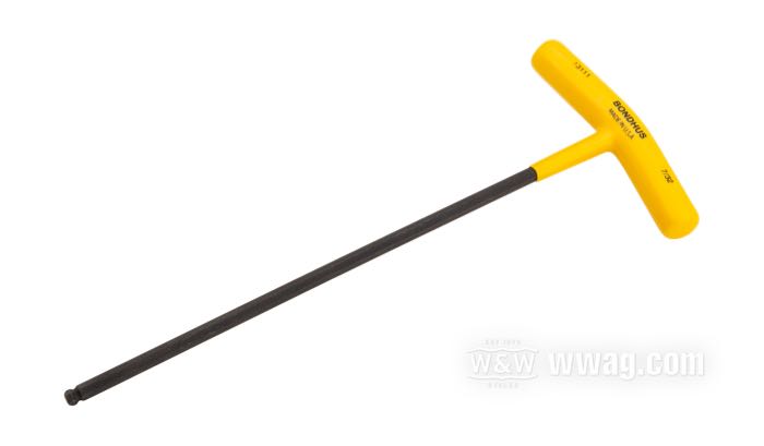 Hex wrench by Bondhus; Protanium high torque steel; SAE; wrench size: 7/32”; gross weight: 170 g