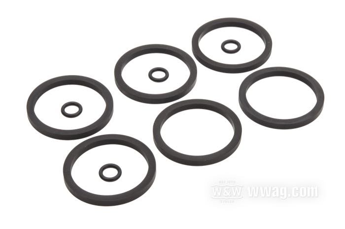 Repair kit by Performance Machine; for PM calipers / 125x6; rubber; gross weight: 30 g