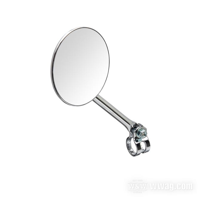 Retrovisore »Buco Style«; acciaio, cromato, lunghezza braccetto: 175-250 mm; Ø 4”; per manubri del Ø: 1 ”; Punto installazione: sinistro e destro; peso lordo: 473 g