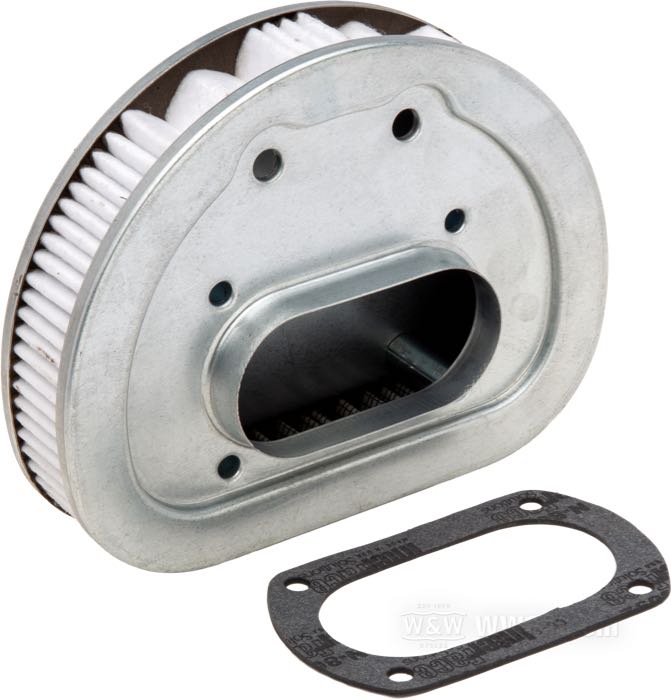 Elemento filtrante »OEM«; atto per FLHRI, FLHTI, FLTI e FLHRTI 1999-2001; acciaio / composito fibra; rimpiazza OEM HD 29462-99; U.S.A.; peso lordo: 540 g