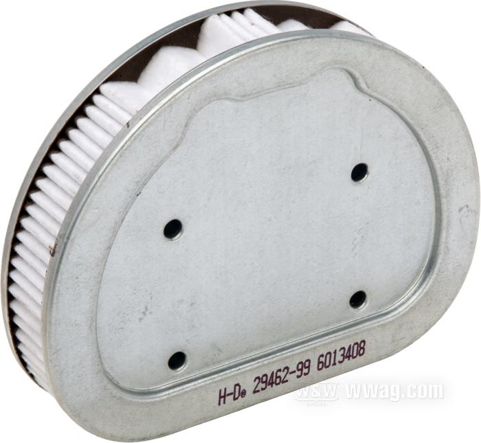 Elemento filtrante »OEM«; atto per FLHRI, FLHTI, FLTI e FLHRTI 1999-2001; acciaio / composito fibra; rimpiazza OEM HD 29462-99; U.S.A.; peso lordo: 540 g