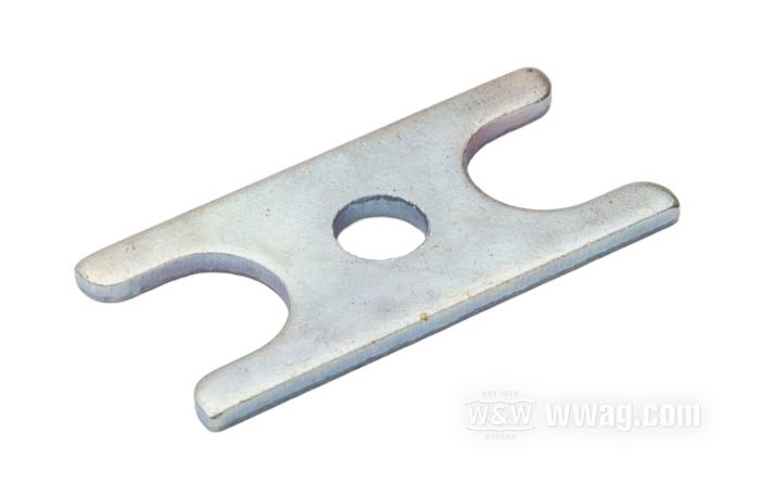 Platillo de montaje; para cajas de interruptores 1972-1981; acero, cincado; reemplaza OEM HD 71533-72; peso bruto: 10 g
