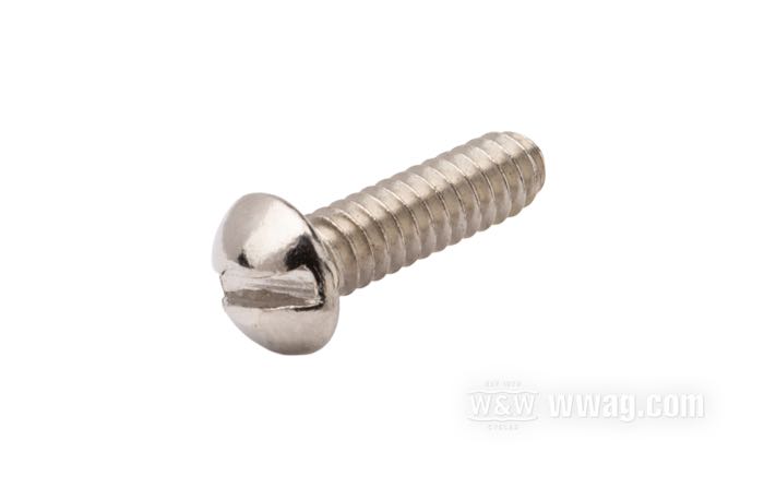 Bulón; para cajas de interruptores 1972-1981 / interruptor; acero, cincado; rosca: #6-32; largo: 1/2 ” (13 mm); reemplaza OEM HD 2804W; peso bruto: 10 g