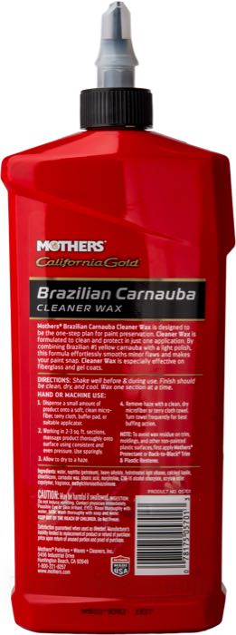 Wachspolitur »California Gold« von Mothers; flüssig; 480 ml; ersetzt OEM HD 99733-86T; Bruttogewicht: 510 g