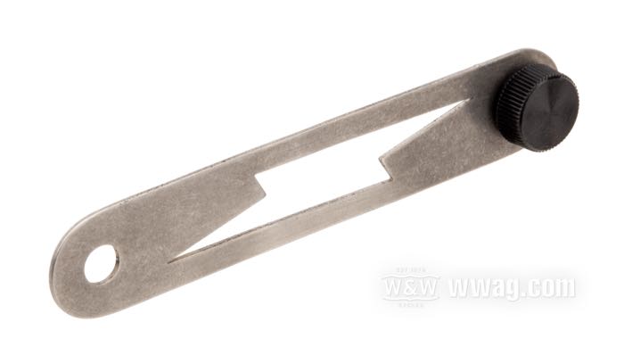 Interruttore di Morris Magneto; acciaio inox / plastica, burattato; lunghezza x larghezza: 70.6 x 12.5 mm; U.S.A.; peso lordo: 15.8 g