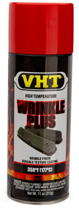 Thermal paint »Wrinkle Finish« by VHT Paints; red, aerosol can; up to 180° C; 400 ml; NOTE: No retail sales for this product. Dealers only.; gross weight: 420 g