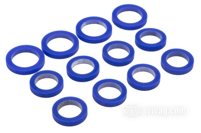 Pochette de joints »Tec Blue«; pour Caches-tiges; adaptable à Panhead 1948-1965, Shovelhead 1966-early 1979; silicone, bleu; remplace OEM HD 17955-36 et 17955-48; poids brut: 20 g