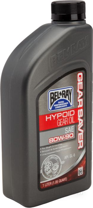 Oil »Gear Saver Hypoid« by Bel-Ray; fits Big Twin 5 and 6 speed; SAE 80W-90; usage: transmission; composition: semi-synthetic; USA; gross weight: 980 g