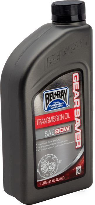 Oil »GS« by Bel-Ray; fits Big Twin 5 and 6 speed; SAE 80W; usage: primary; composition: mineral; USA; gross weight: 970 g