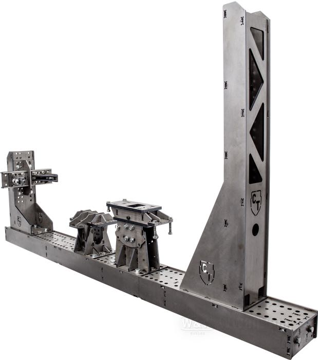 Frame jig »CT Newman« by CT Newman Engineering; fits Big Twin 4-speed frames; steel, bare; Spain, designed in the USA; gross weight: 150 kg