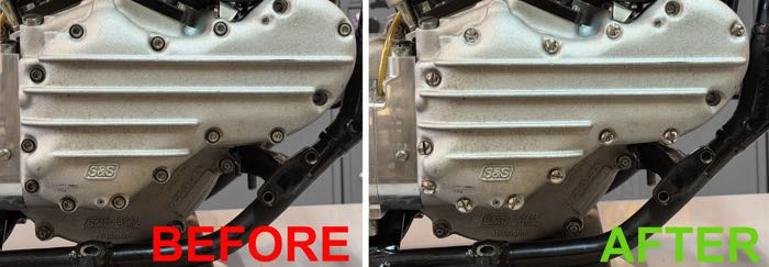 Bolt/screw kit; for Gear cover; fits Big Twin 1936-1969; steel, chrome-plated, on aftermarket case; thread: 1/4”-20; gross weight: 135 g