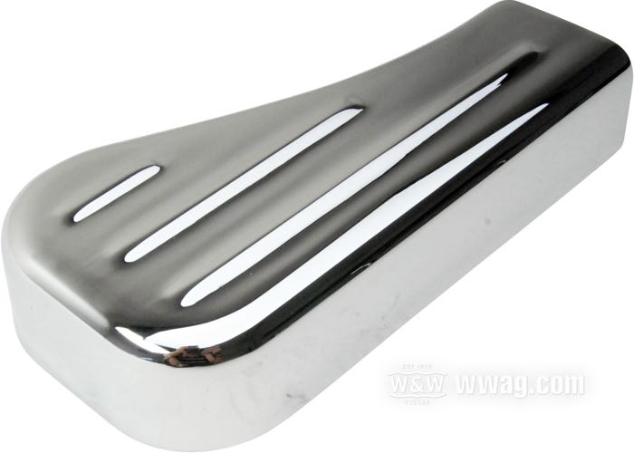 Toma de aire; para carburadores Linkert; apropiado para Knucklehead y Panhead; acero, cromado, nervada; reemplaza OEM HD 1406-37; EE. UU.; peso bruto: 540 g