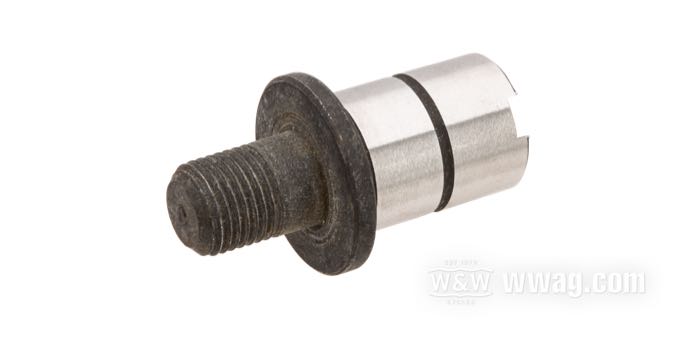 Albero; per forcelle Springer Classic e I-Beam; atto per Big Twin/WLC; davanti; acciaio, zincato; rimpiazza OEM HD 45673-31; peso lordo: 80 g