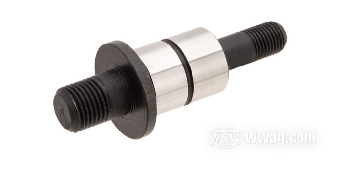 Albero; per forcelle Springer Classic e I-Beam / uso senza cavaletto centrale; atto per Big Twin/WLC/Servicar; dietro, corto; acciaio; rimpiazza OEM HD 45672-31; peso lordo: 120 g