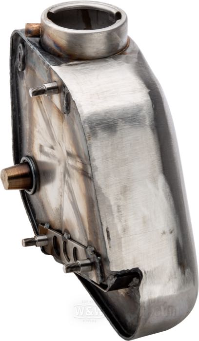 Serbatoio olio; atto per modelli K e Sportster 1952-1966; acciaio, nudo; vite spurgo: 1/2”-13 UNC; bocchettone: ID 2-1/4