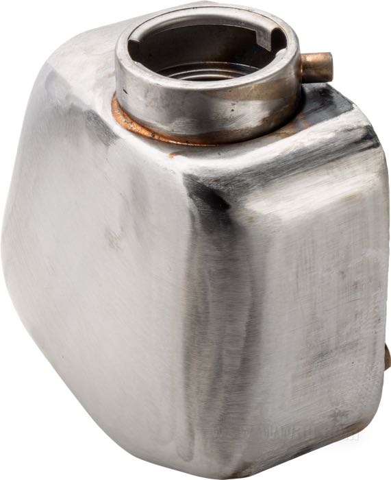 Serbatoio olio; atto per modelli K e Sportster 1952-1966; acciaio, nudo; vite spurgo: 1/2”-13 UNC; bocchettone: ID 2-1/4