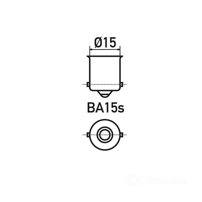 Taillight »Model-2«; fits models 1915-1933; steel, black, painted; bulb type: G18.5; 6 V; 3 W; with 6 V bulb; without stop light; with license illumination; with license bracket; replaces OEM HD 5051-15; gross weight: 800 g