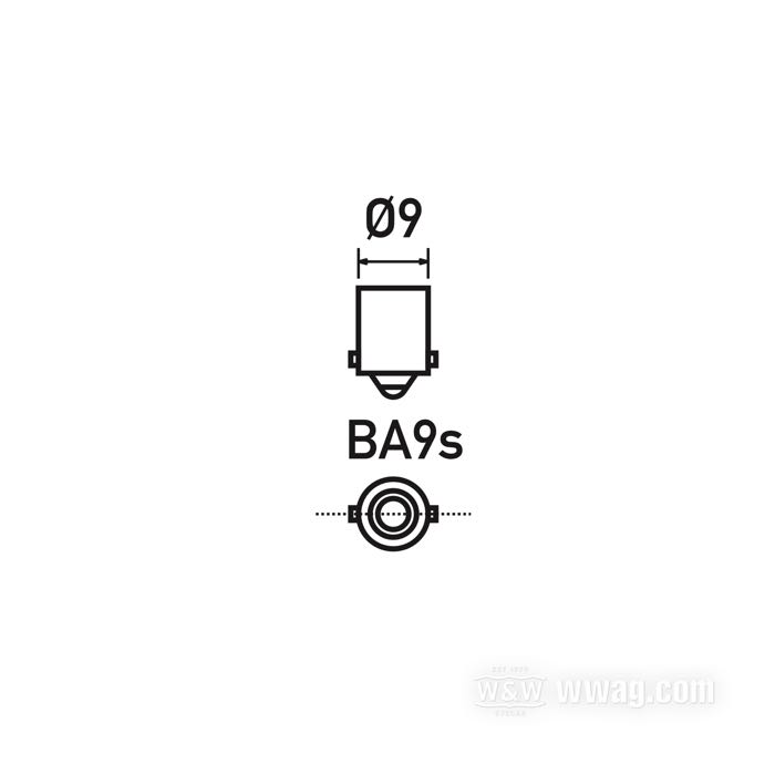 Bulb; glass / steel; bulb type: G15; 12 V; 3 W; socket: BA9s; replaces OEM HD 68462-64; gross weight: 2 g