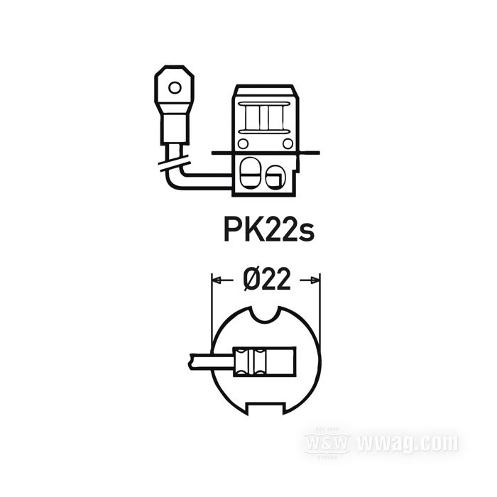 Zusatzscheinwerfer-Einsatz; Fernlicht; Stahl / Glas, gerillt; Ø 4-1/2”; Glühlampen-Typ: H3; 12 V; 55 W; Sockel: PK22s; mit 12 V Glühlampe; ersetzt OEM HD 68674-69; E13 geprüft; Bruttogewicht: 220 g