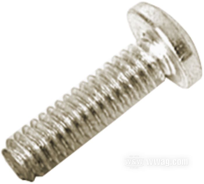 Screw; for Turn signal lens; fits FX/XL 1986-2001; steel, zinc plated; Phillips button head; replaces OEM HD 68452-86; Taiwan; gross weight: 1 g