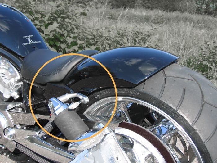 Kit installazione frecce; per Rick's Short Cut Fender/frecce Kellermann; alluminio billet, lucidato; peso lordo: 80 g