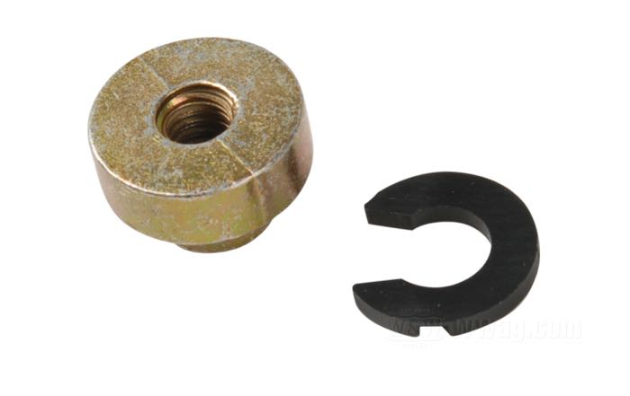 Casquillo de rosca; para Tornillo de soporte asiento; acero; rosca: 1/4”-20; rosca: 1/4”-20; reemplaza OEM HD 59768-97; EE. UU.; peso bruto: 10 g