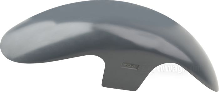 Garde-boue avant »Café Style« de W&F; adaptable à Fat Boy 2007-2017; PRFV, naturel; pour pneu: 140/75R17 67V TL D205F; largeur de jante: 3 ”; hauteur H (vois dessin): 153 mm; poids brut: 830 g