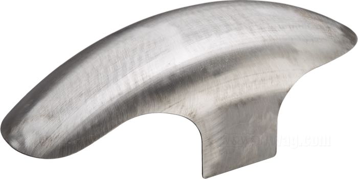 Front fender »Solid« by Rick’s; steel, bare; for tire: 130-16; height H (see sketch): 150 mm; gross weight: 1.25 kg