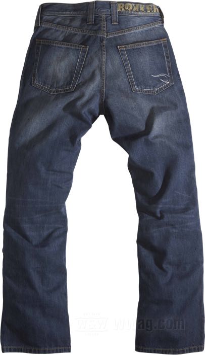Jeans »Original ROKKER« von Rokker; Baumwolle / Dynatec, blau, stonewashed; Männer; US-Hosengröße: 30/34; Hüftumfang: 72-78 cm; mit Holzbox, Original Rokker T-Shirt, Booklet; Europa; Bruttogewicht: 3.14 kg