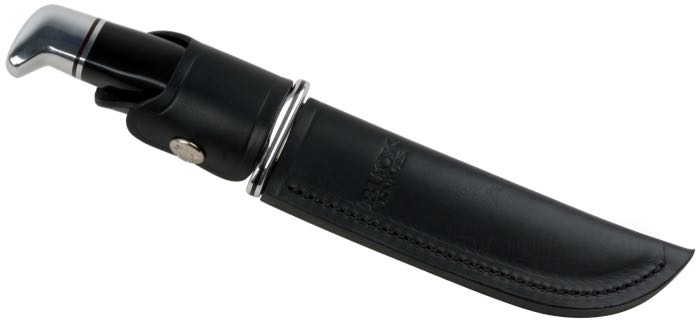 Couteau »119 Special« de Buck Knives; acier / bois; poids net: 213.5 g; longueur totale: 262 mm; longueur de lame: 152 mm; acier de lame: 420 HC; trempe de la lame: 58 HRC; avec étui en cuir noir; USA; poids brut: 350 g