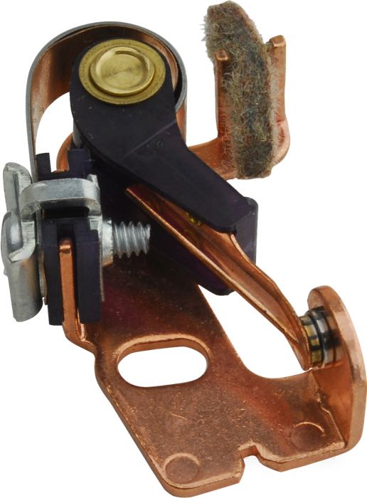Circuit breaker points »Blue Streak«; fits XL 1971-1978, Big Twin 1970-1978; 32 oz spring; steel; replaces OEM HD 32661-70; USA; gross weight: 30 g