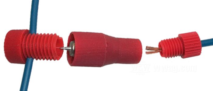 Conector de cables »Posi-Tap« de Posi-Products; para bifurcación; plástico; para hilos de: ~ 0.5 - 1.0 mm² (AWG 20-18); peso bruto: 2 g