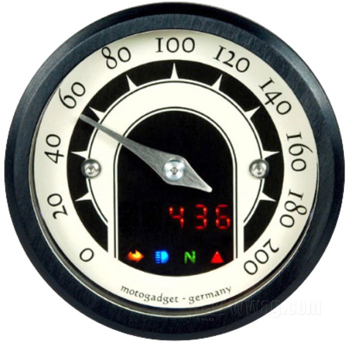 motogadget Motoscope Tiny Speedster Tachometer