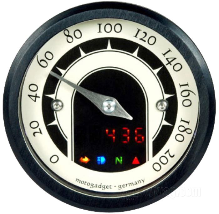 Compteurs motogadget Motoscope Tiny Speedster