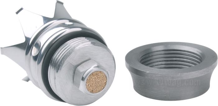 Bouchon de réservoir »Kingpin« de HPU; alu billet, poli; avec aération; poids brut: 190 g