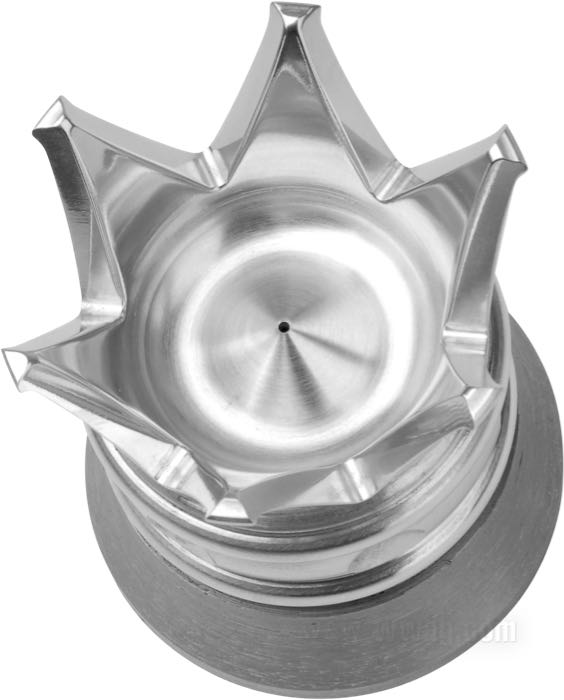 Bouchon de réservoir »Kingpin« de HPU; alu billet, poli; avec aération; poids brut: 190 g