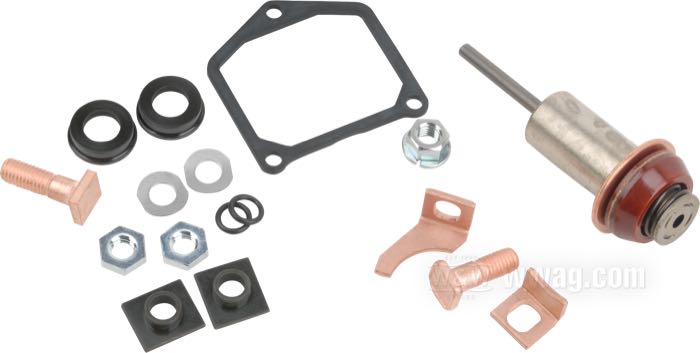 Kit de reparación; para solenoides; apropiado para Sportster 1991-2020; acero / cobre / goma; reemplaza OEM HD 31603-91; EE. UU.; peso bruto: 200 g