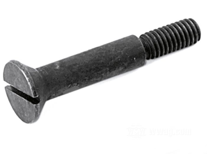 Schraube; für Ausrückhebel; passend für Big Twin 4-Gang 1965-1984  ; fixiert die Starterritzel-Ausrückgabel; Stahl, schwarz; ersetzt OEM HD 31478-65A; Bruttogewicht: 30 g