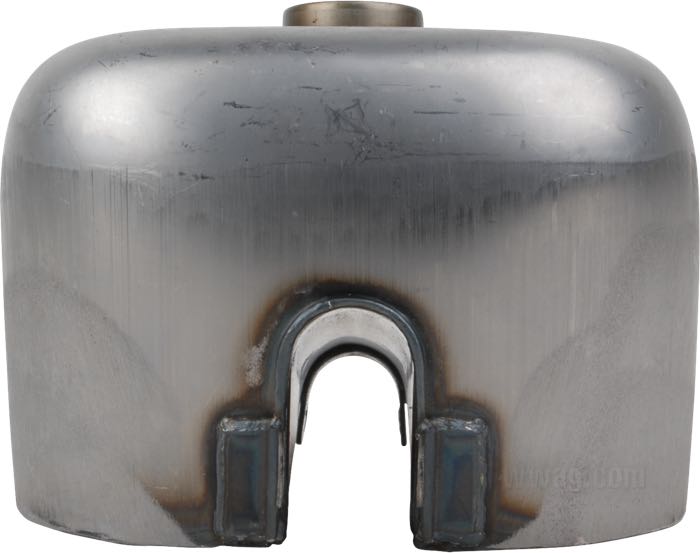 Serbatoio di benzina »King«; atto per Sportster 1957-1978; acciaio, naturale; volume: 11.7 l; tappo necessario: 1 x ventilato / chiusura a baionetta 1955-1982; rubinetto necessario: 3/8” NPT; rubinetto necessario: 3/8” NPT; peso lordo: 4.6 kg