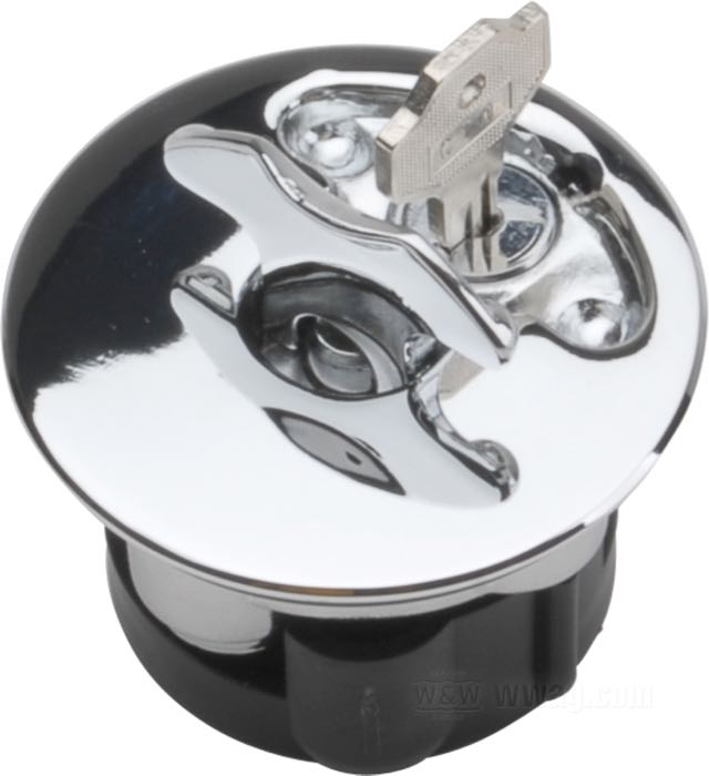 Gas cap »Aircraft-Style«; locking; steel; gas cap Ø: 58; with vent; gross weight: 230 g