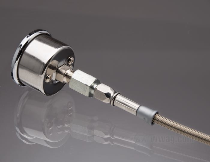 Adapter; for directly connects oil gauge and oil line; steel, zinc plated, straight; thread: JIC 37°-3; connection thread: 1/8” NPT internal thread; gross weight: 20 g