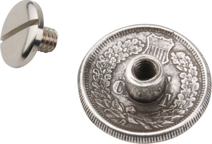 Spot »Indian Head 1904«; nickel silver; Ø 19 mm; gross weight: 10 g