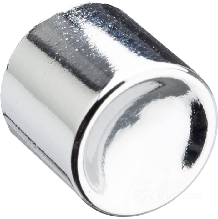 Cappuccio; per Pulsante; atto per FL, FX, Sportster 1972-1981; plastica, cromato, lungo; rimpiazza OEM HD 71535-72A; peso lordo: 1 g