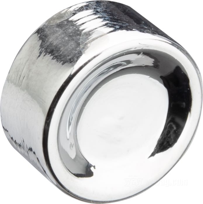 Cappuccio; per Pulsante; atto per FL, FX, Sportster 1972-1981; plastica, cromato, corto; rimpiazza OEM HD 71534-72; peso lordo: 10 g