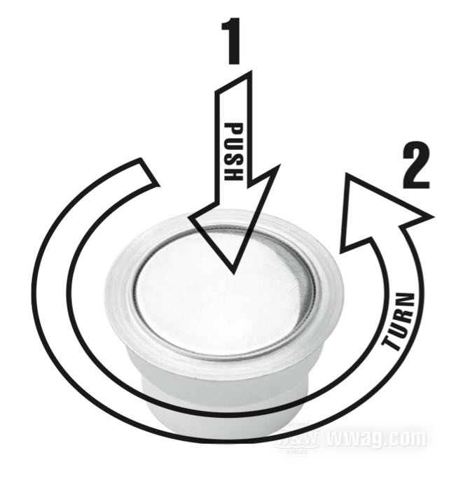 Bouchon de réservoir »Mini Pop-up« de Tolle; adaptable à modèles 1983→; à visser; acier inox, filetage droit; Ø 56 mm; avec aération; Suède; poids brut: 210 g