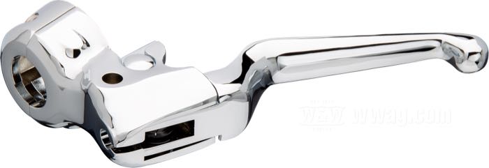 Hand clutch control; for models 1996→ (XL→2003); cast aluminum, chrome-plated; gross weight: 410 g