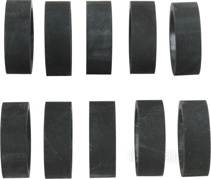 Caoutchouc de rechange de Arlen Ness; pour Sets de poignées Arlen Ness moletées; caoutchouc; poids brut: 90 g