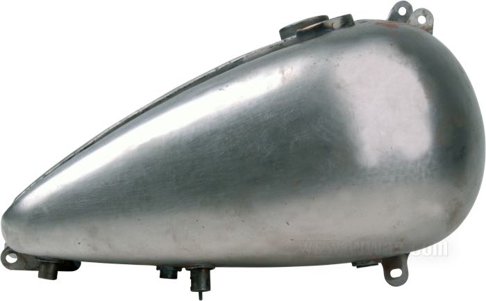 Réservoirs d’essence/huile »WR« de Cannonball; adaptable à modèles de la série W 1937-1946; tôle d'acier; volume: 10 l; bouchon nécessaire: fermeture à baïonnette 1936-1954 / 2 x aéré; robinet nécessaire: 3/8” NPT; Europe; poids brut: 6.2 kg