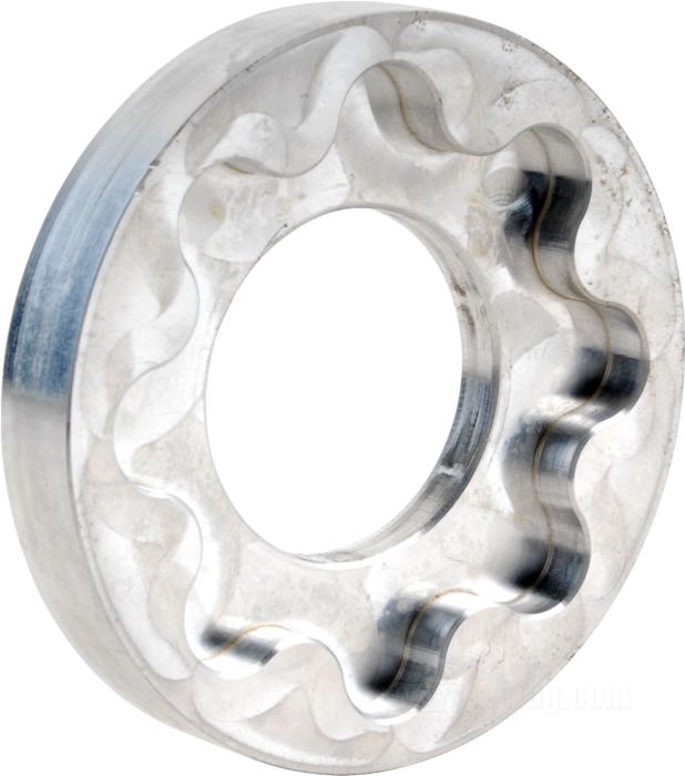 Bride de bouchon de Crime Scene Choppers; pour bouchon de réservoir CSC Speedster; à souder; aluminium; hauteur: 13 mm; Ø 80 mm; avec joint; poids brut: 110 g